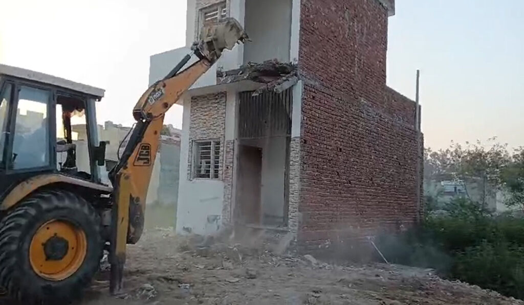 अवैध निर्माण पर नगर निगम की बड़ी करवाई